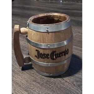 Jose Cuervo Barriles Barrel Mug Jug Wood Tequila Function Advertising Cantarito